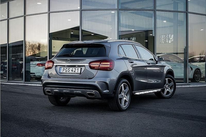 Begagnad Mercedes GLA220 AMG 184 HK (135 kW) 2017 Mörkgrå SUV