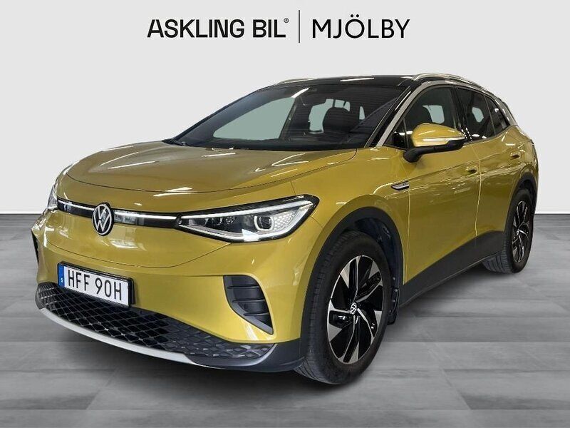 Gul Begagnad 2021 VW ID.4 Pro Performance SUV | 309 000 kr (Bra pris) - Bild 1/4
