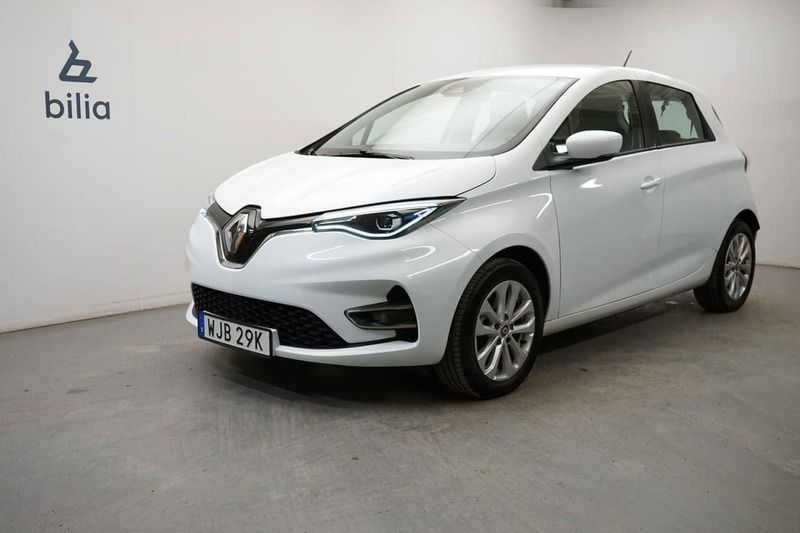 Vit Begagnad 2021 Renault Zoe Zen Halvkombi | 134 900 kr (Superpris) - Bild 1/3