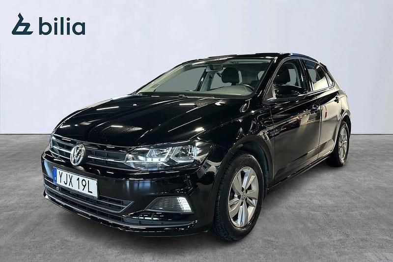Svart Begagnad 2019 VW Polo Halvkombi | 159 900 kr (Marknadspris) - Bild 1/4