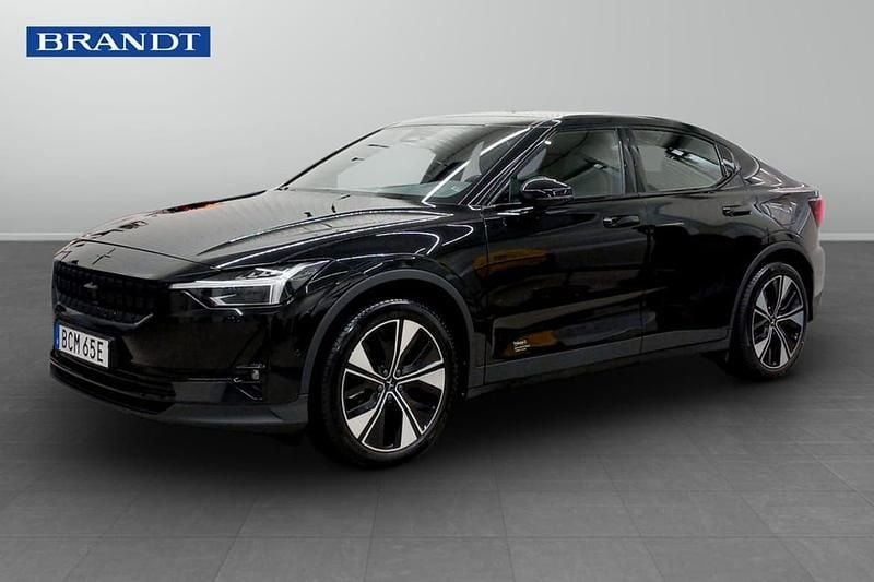 Svart Begagnad 2023 Polestar 2 Plus Sedan | 374 900 kr (Marknadspris) - Bild 1/4
