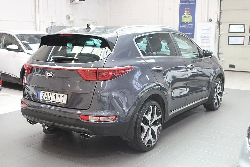 Begagnad Kia Sportage GT-Line 177 HK (130 kW) 2017 Grå SUV