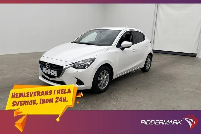 Vit Begagnad 2019 Mazda 2 Vision Halvkombi | 148 900 kr (Marknadspris) - Bild 1/3