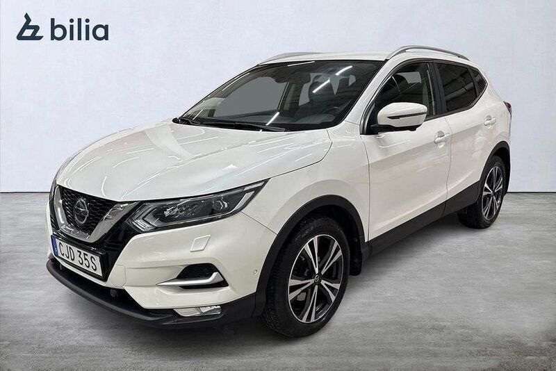 Vit Begagnad 2019 Nissan Qashqai Tekna SUV | 159 000 kr (Bra pris) - Bild 1/3