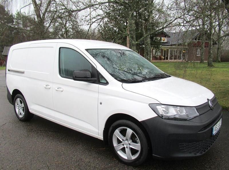 Vit Begagnad 2023 VW Caddy Maxi Minibuss | 315 000 kr (Dyr) - Bild 1/4