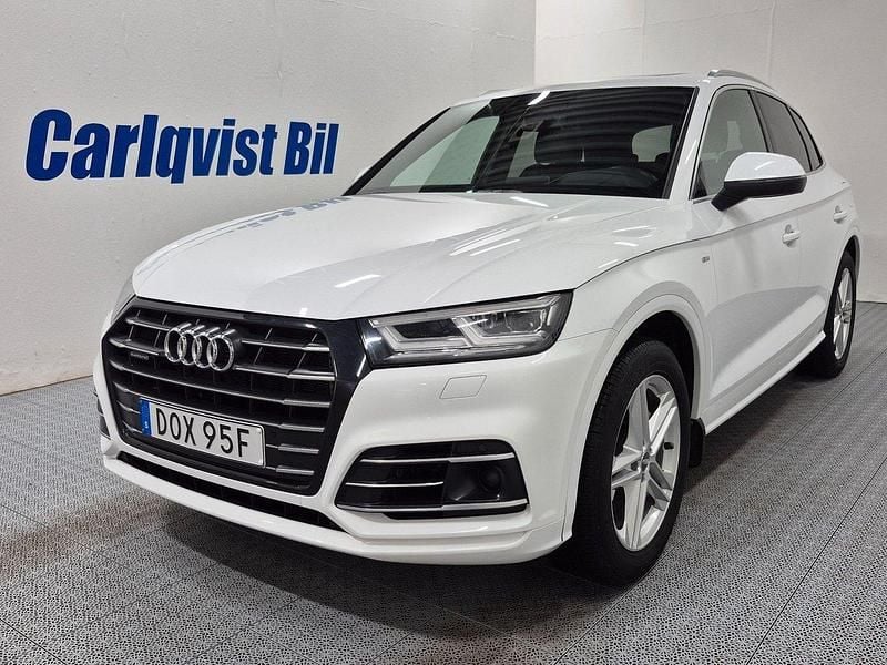 Vit Begagnad 2020 Audi Q5 S-Line SUV | 379 000 kr (Marknadspris) - Bild 1/4