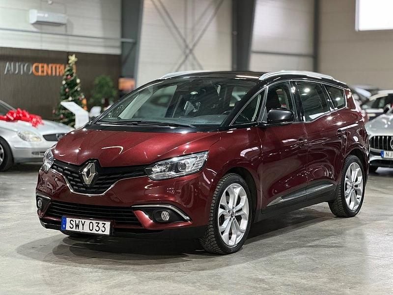 Mörkröd Begagnad 2016 Renault Grand Scénic IV Minibuss | 109 900 kr (Marknadspris) - Bild 1/4