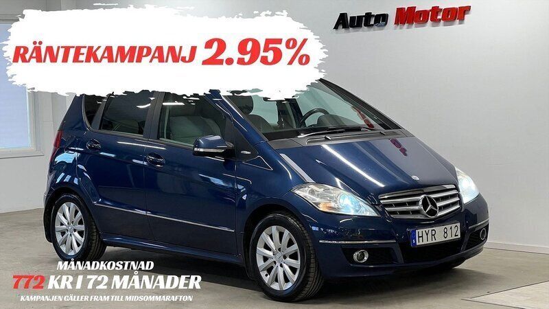 Blå Begagnad 2008 Mercedes A150 Halvkombi | 44 900 kr (Marknadspris) - Bild 1/3