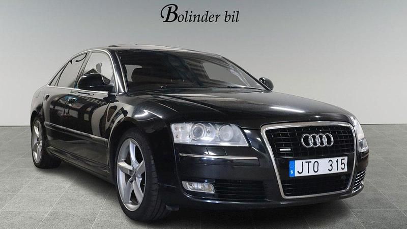 Svart Begagnad 2008 Audi A8 Sedan | 108 900 kr - Bild 1/4
