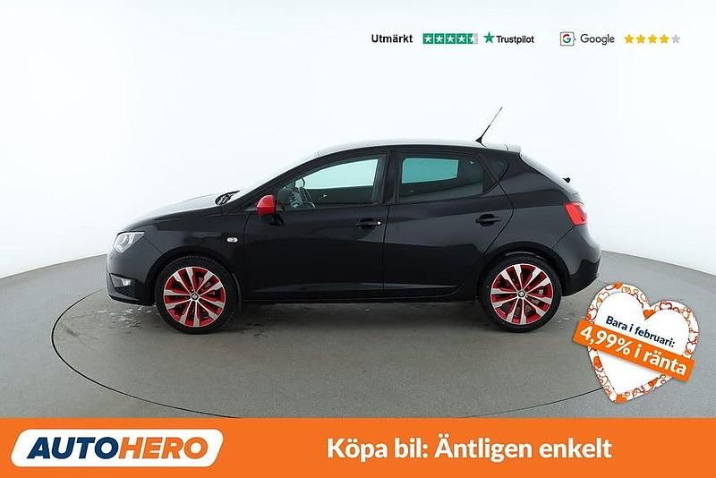 Begagnad Seat Ibiza FR 151 HK (111 kW) 2016 Svart Halvkombi