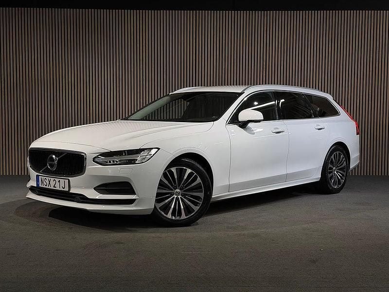 Vit Begagnad 2019 Volvo V90 Momentum Kombi | 248 700 kr (Marknadspris) - Bild 1/4