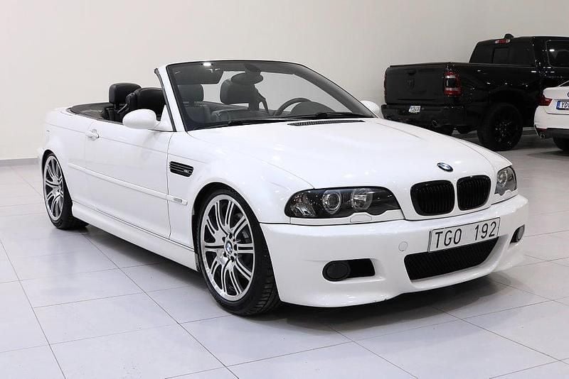 Begagnad BMW M3 343 HK (252 kW) 2002 Vit Cab