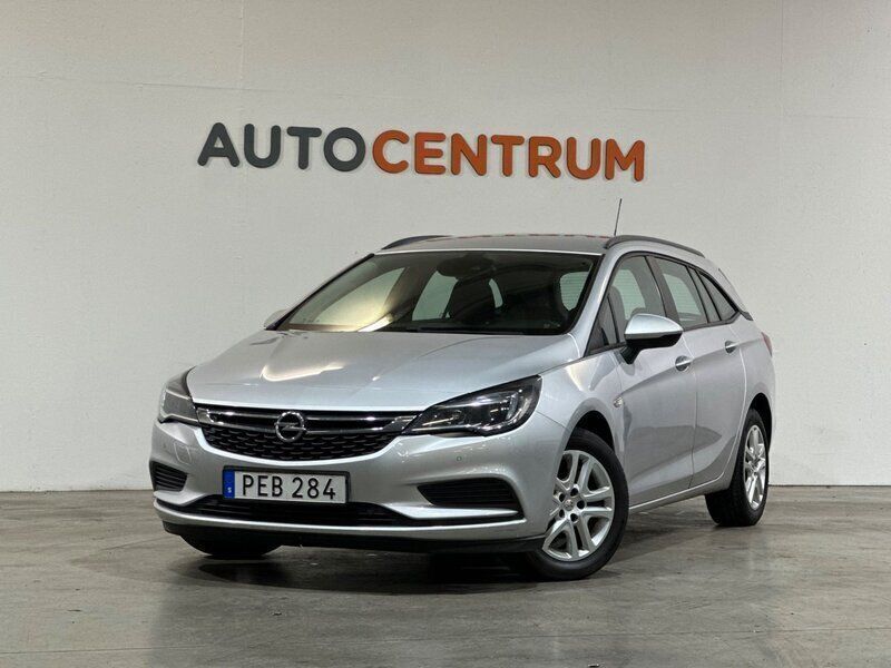 Grå Begagnad 2017 Opel Astra Enjoy Kombi | 89 900 kr (Marknadspris) - Bild 1/4