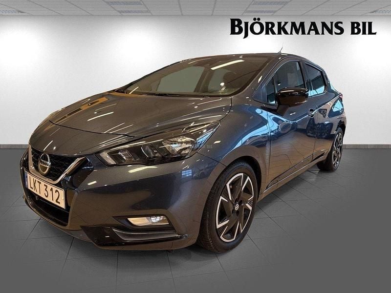 Mörkgrå Begagnad 2020 Nissan Micra Halvkombi | 159 000 kr (Marknadspris) - Bild 1/4
