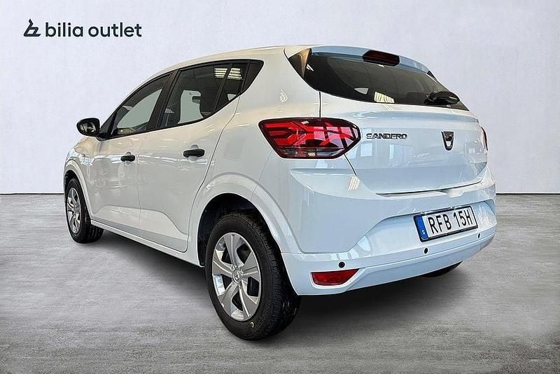 Begagnad Dacia Sandero Essentiel 91 HK (66 kW) 2022 Vit Halvkombi