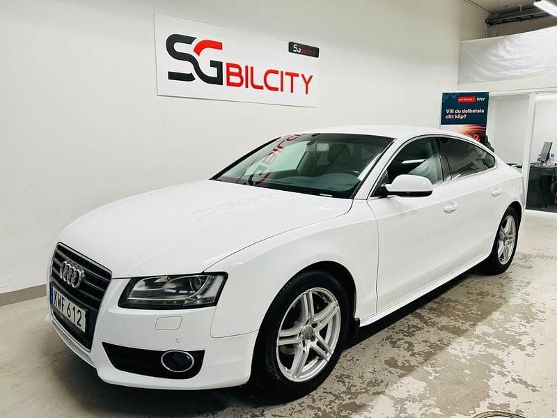 Vit Begagnad 2010 Audi A5 Sportback Comfort Halvkombi | 84 900 kr - Bild 1/4