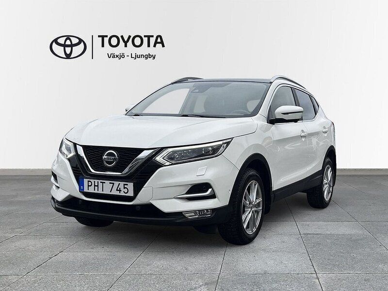 Vit Begagnad 2018 Nissan Qashqai Tekna SUV | 179 000 kr (Lite dyr) - Bild 1/4