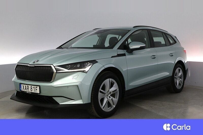Null Begagnad 2021 Skoda Enyaq iV SUV | 296 900 kr (Superpris) - Bild 1/4