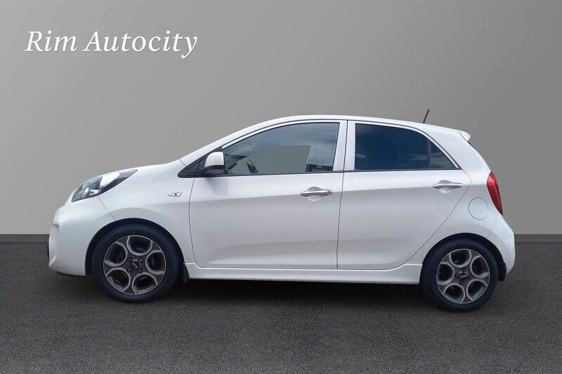 Vit Begagnad 2017 Kia Picanto Halvkombi | 79 900 kr (Marknadspris) - Bild 1/4