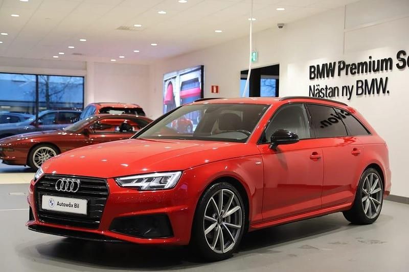 Röd Begagnad 2018 Audi A4 S-Line Kombi | 305 000 kr (Marknadspris) - Bild 1/3