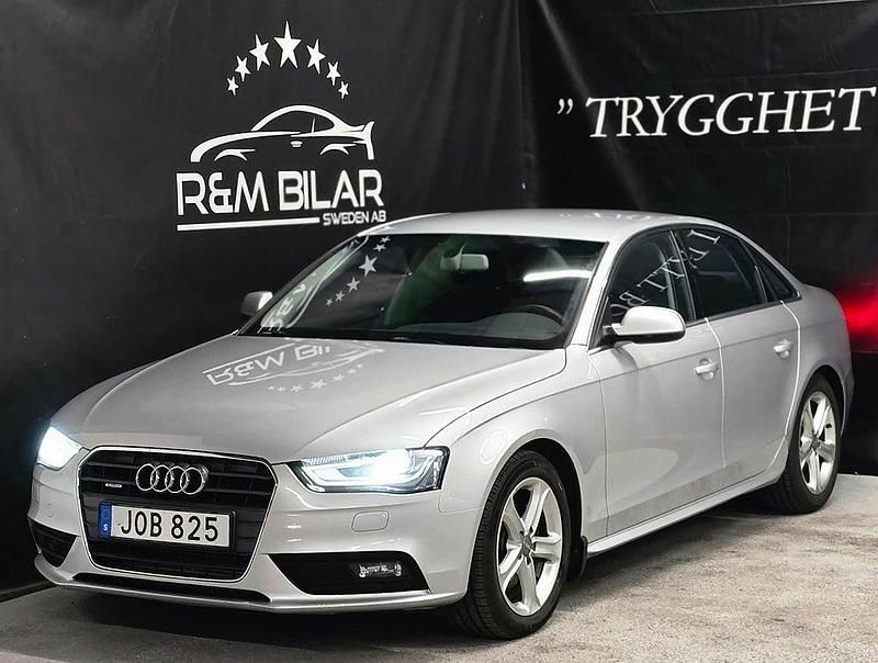 Silver Begagnad 2013 Audi A4 Sedan | 109 800 kr (Marknadspris) - Bild 1/4