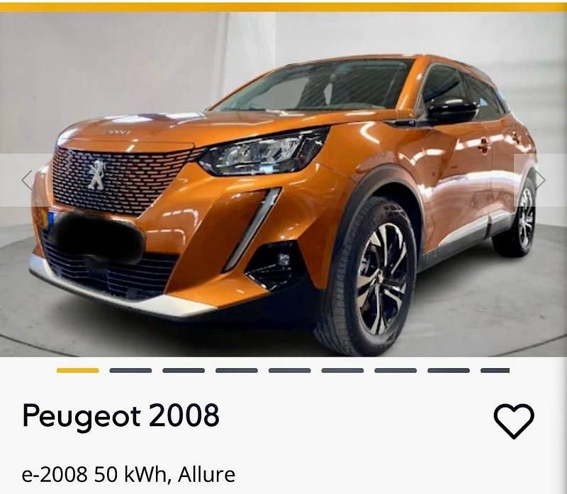 Begagnad 2022 Peugeot e-2008 Allure SUV | 210 000 kr (Marknadspris) - Bild 1/1
