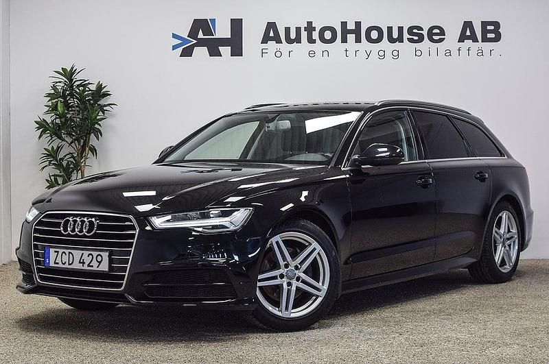 Svart Begagnad 2017 Audi A6 Proline Kombi | 199 000 kr (Marknadspris) - Bild 1/4