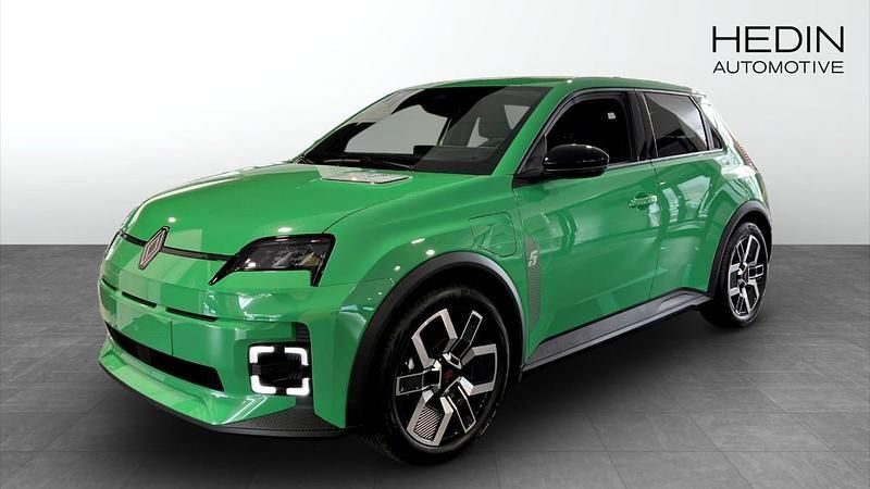 Grön (green) Ny 2025 Renault R5 Techno Halvkombi | 407 800 kr - Bild 1/4