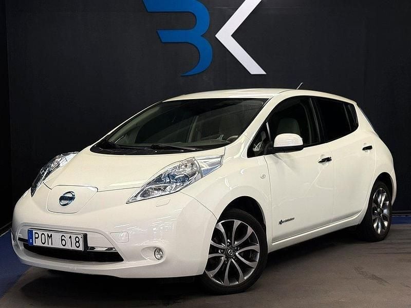 Vit Begagnad 2012 Nissan Leaf Halvkombi | 54 900 kr (Marknadspris) - Bild 1/4