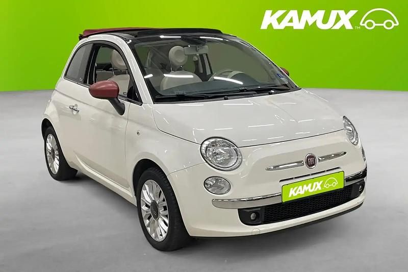 Vit Begagnad 2015 Fiat 500C Lounge Cab | 79 800 kr (Marknadspris) - Bild 1/4