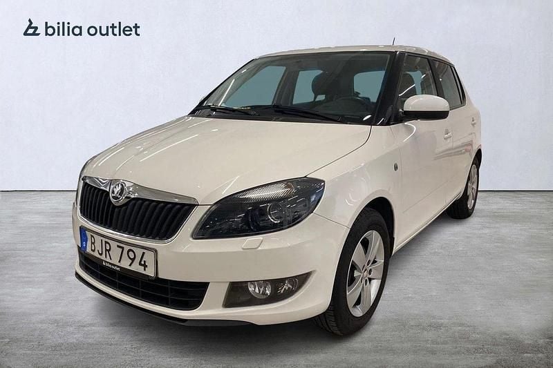 Vit Begagnad 2014 Skoda Fabia Halvkombi | 40 000 kr (Superpris) - Bild 1/3