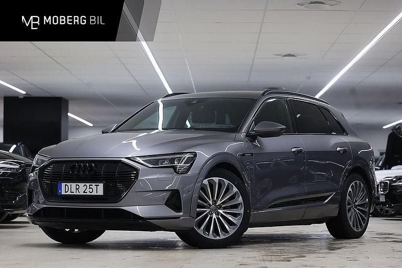Begagnad Audi e-tron S-Line 300 kW (408 HK) 2020 Grå SUV