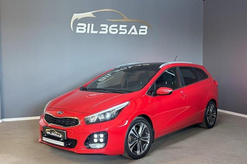 Röd Begagnad 2016 Kia Ceed Sportswagon GT-Line Kombi | 104 900 kr (Bra pris) - Bild 1/4