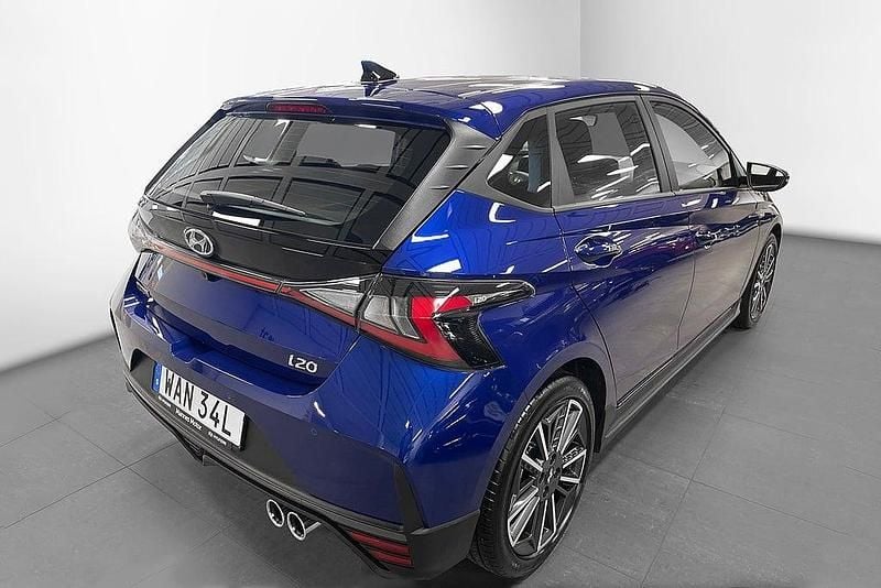 Begagnad Hyundai i20 N Line 120 HK (88 kW) 2023 Blå Halvkombi