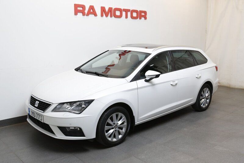 Vit Begagnad 2018 Seat Leon ST Style Kombi | 139 800 kr (Marknadspris) - Bild 1/4