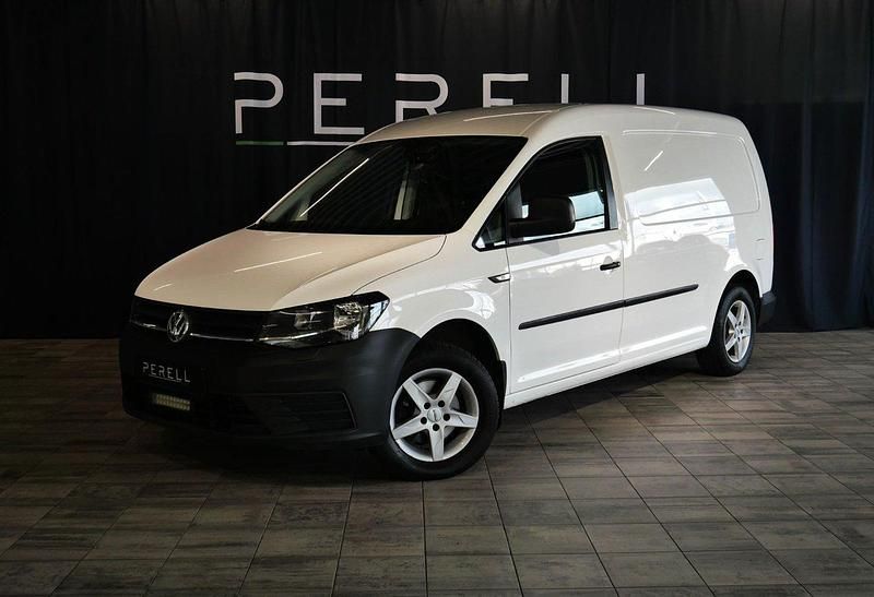 Vit Begagnad 2018 VW Caddy Maxi Minibuss | 189 900 kr (Marknadspris) - Bild 1/4
