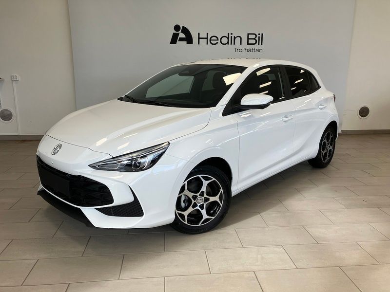 Vit Begagnad 2024 MG MG3 Luxury Halvkombi | 239 900 kr (Bra pris) - Bild 1/4