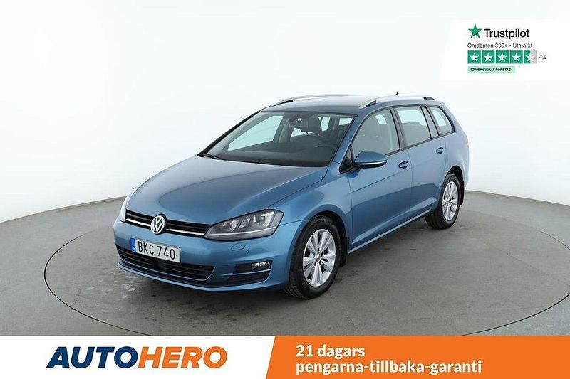 Blå Begagnad 2014 VW Golf VII Kombi | 104 000 kr (Marknadspris) - Bild 1/4