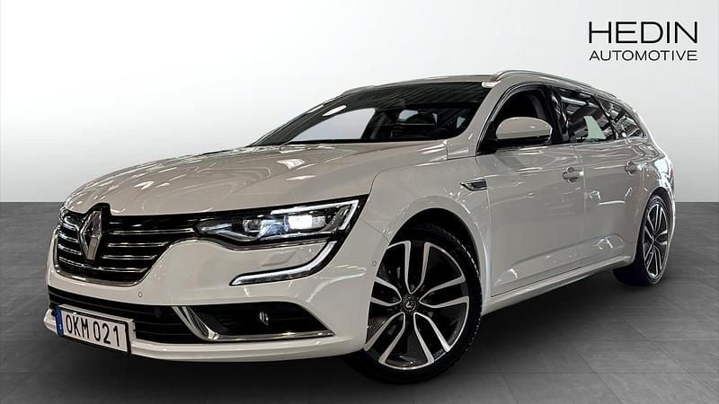 Vit (white) Begagnad 2016 Renault Talisman GrandTour Intens Kombi | 149 900 kr (Marknadspris) - Bild 1/4