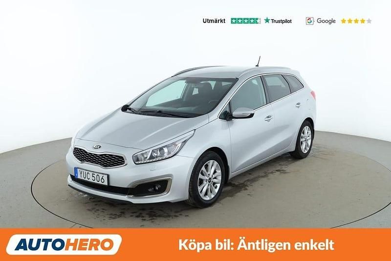 Grå Begagnad 2017 Kia Ceed Sportswagon Kombi | 141 000 kr (Marknadspris) - Bild 1/4