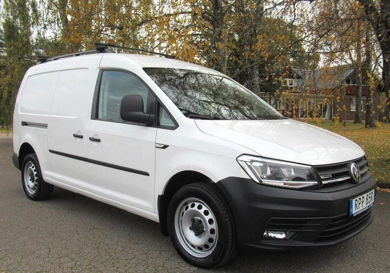 Vit Begagnad 2020 VW Caddy Maxi Minibuss | 298 750 kr (Marknadspris) - Bild 1/4