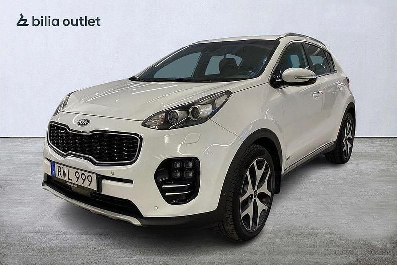 Vit Begagnad 2018 Kia Sportage GT-Line SUV | 209 900 kr (Marknadspris) - Bild 1/4