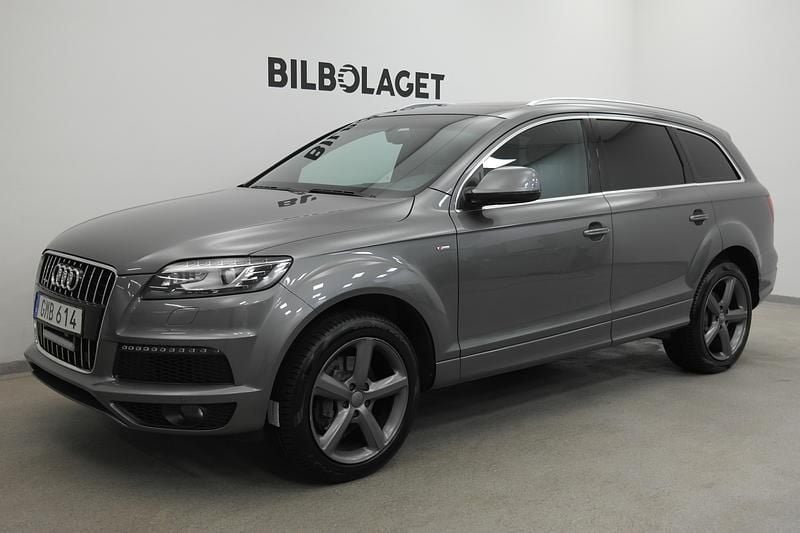 Grå Begagnad 2014 Audi Q7 SUV | 209 800 kr (Marknadspris) - Bild 1/4