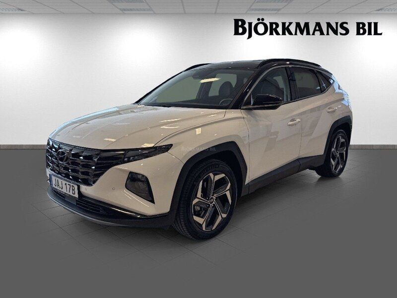 Vit Begagnad 2023 Hyundai Tucson SUV | 389 000 kr (Lite dyr) - Bild 1/4