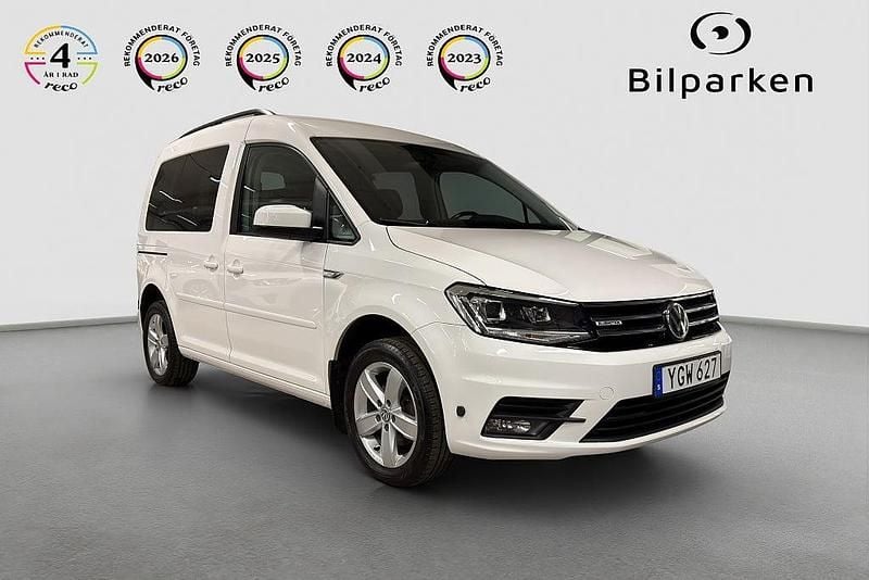 Begagnad VW Caddy 110 HK (80 kW) 2016 Vit Minibuss