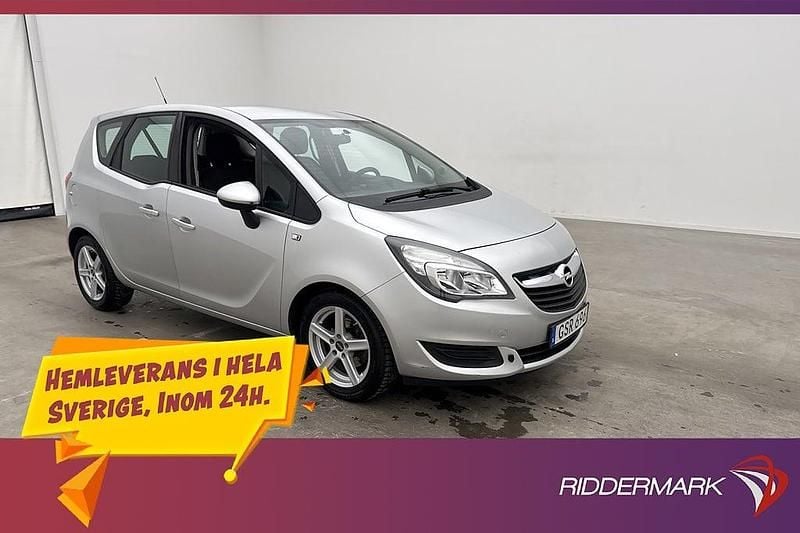 Grå Begagnad 2015 Opel Meriva Enjoy Minibuss | 99 900 kr (Bra pris) - Bild 1/3