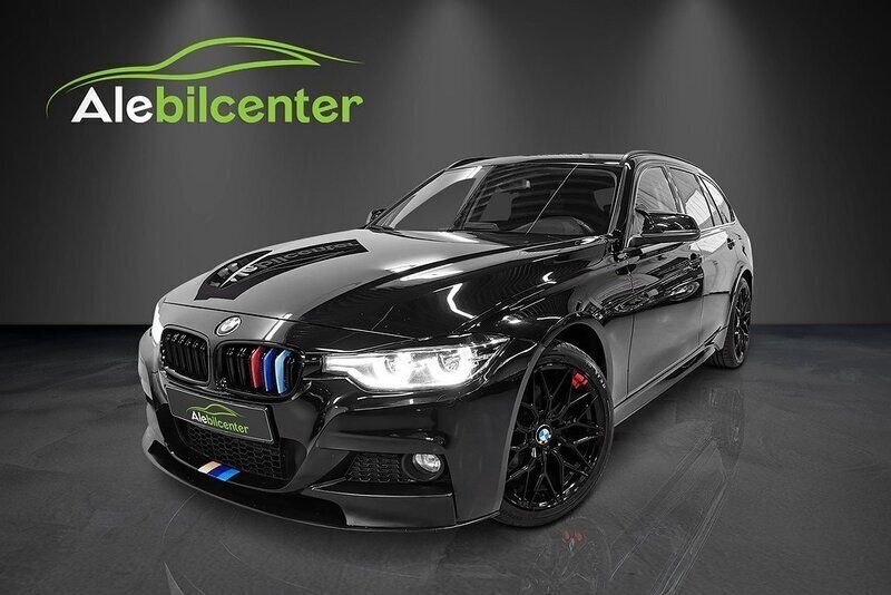 Svart Begagnad 2016 BMW 320 M Sport Kombi | 184 900 kr (Bra pris) - Bild 1/4