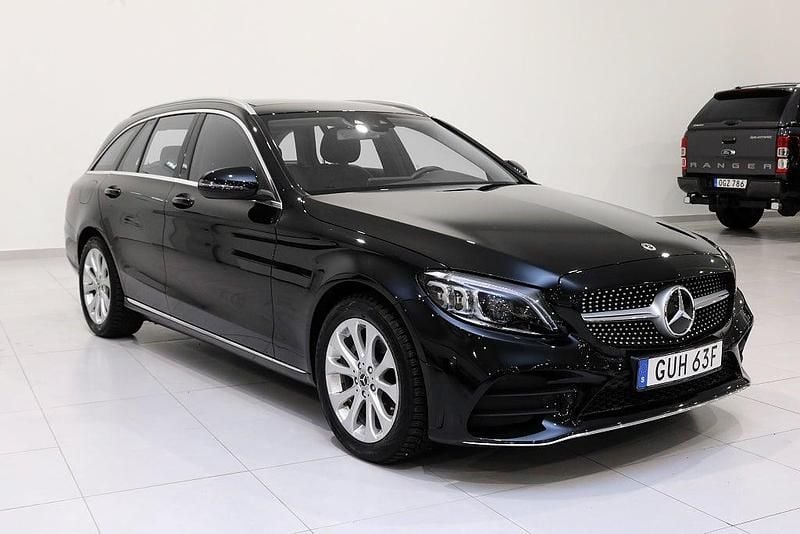 Svart Begagnad 2019 Mercedes C220 Kombi | 279 900 kr (Bra pris) - Bild 1/4