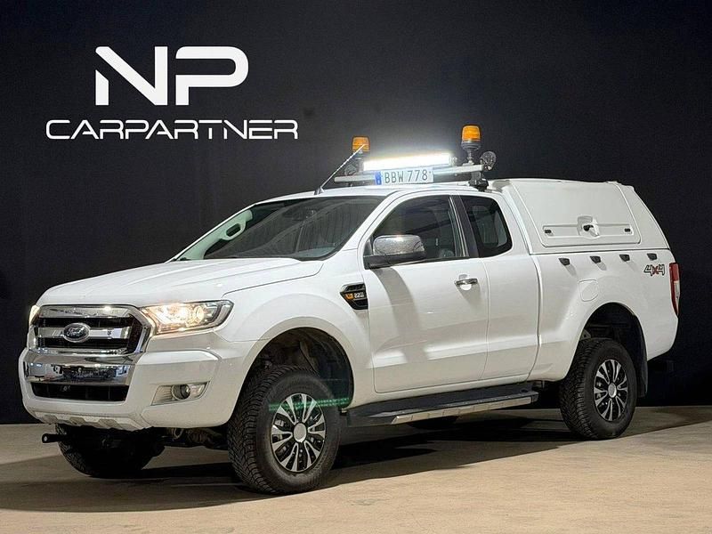 Vit Begagnad 2018 Ford Ranger XLT Pickup | 229 900 kr (Bra pris) - Bild 1/4