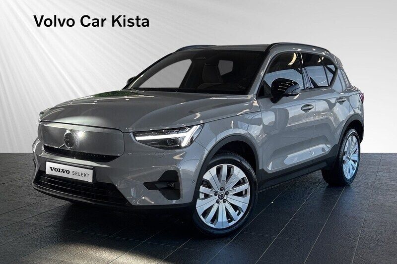 Grå Begagnad 2024 Volvo XC40 Single Motor Extended Range SUV | 464 900 kr - Bild 1/2